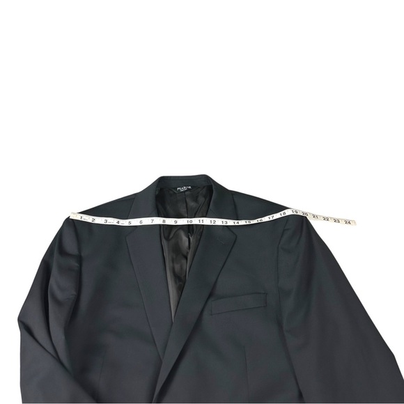 Jos A Bank Tailor Fit Mens Black 2 Button Suit Jacket Size 40L 100% Wool NWT - Picture 16 of 16